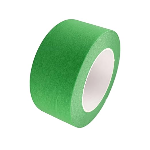 2 Inch Green Wide Masking Tape, Green Painters Tape for Home, Office, School Stationery, DIY Art, Crafts, Labeling (2 Inch X 55 Yard)