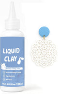 INNOVAYOU 120ml White Liquid Polymer Oven-Bake Clay, Baking Molding, Very for DIY Decorations, Jewelry, Toys, Household Items