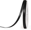 YAMA Black Double Faced Satin Ribbon 1/4 Inch 25 Yards Thin Black Ribbon for Gift Wrapping Crafts Bows Wedding Party Decoration