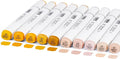 10Pcs Alcohol Markers Pure Color Series,T6 Upgrade Dual Tip Art Solid Color Markers Set for Adults Beginner Drawing Sketching DIY Crafts (Skin Tone)
