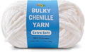 Soft Velvet Yarn Chenille Yarn for Crocheting and Knitting – Bulky (93 Yards/100g) - Polyester - Yarn for Blanket Amigurumi Weaving Crafts (Buttercream, 1 Pack)