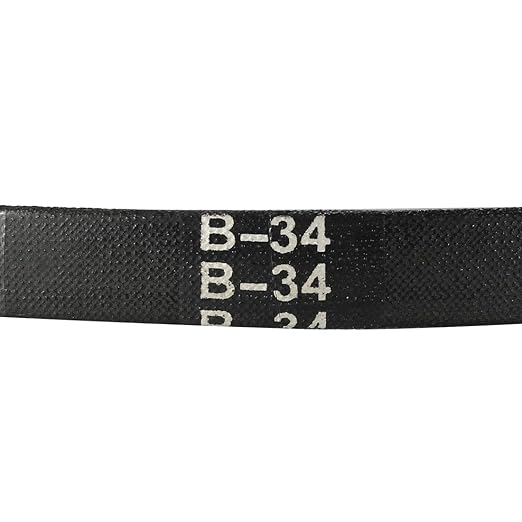 uxcell B-34 V-Belts 34" Inner Length, B-Section Rubber Drive Belt
