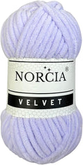 Soft Velvet Yarn Chenille Yarn for Crocheting Super Bulky 100g (74.3 yds) Baby Blanket Yarn for Knitting Amigurumi Yarn for Crochet Weaving Craft (Lilac, 1 Skein)