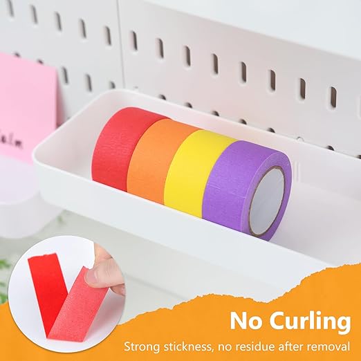 VGOODALL 7PCS Colored Masking Tape, Washi Tape Set for Arts & Crafts, Kids Art Supplies, 330 Feet x 1 Inch