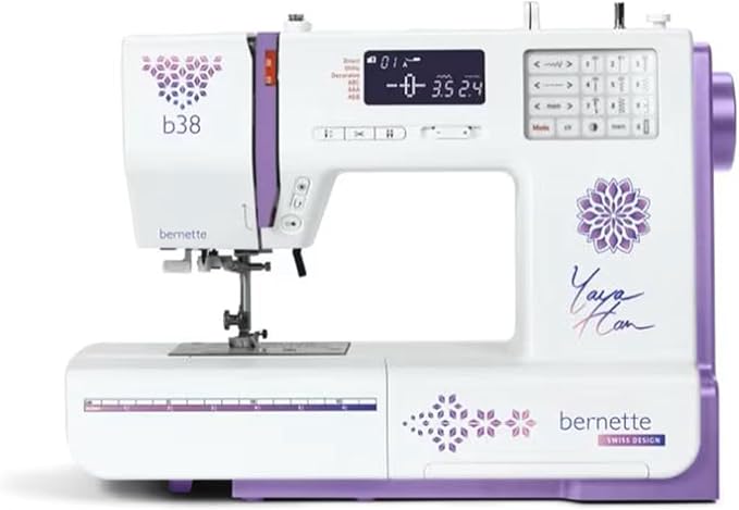 Bernette B38 Yaya Han Special Edition Sewing Machine with Topstitch bag