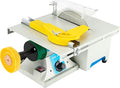 5-in-1 Mini Table Saw Jewelry Making Polisher w/Flex Shaft, 750W Multifunctional Bench Grinder Sander Buffing Machine Metal Dental Polishing Woodworking Tool - 10,000Rpm for Metal, Wood, DIY Crafts