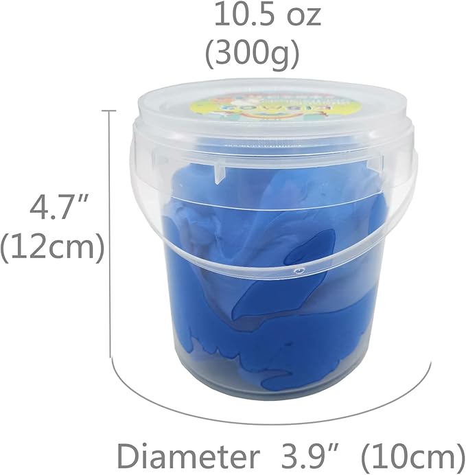 Air Dry Modeling Clay 10.5 oz Ultra Light Magic Clay DIY Moulding Dough Primary Colors for Kids Art Craft Kit (Dark Blue)