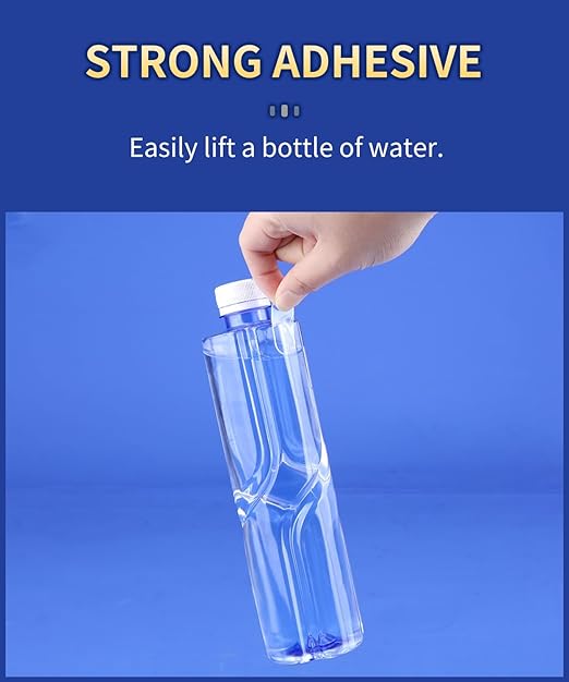 Extra Large-Pro Mounting Putty No Residue with Pull Tab, Strong Double Sided Glue Adhesive Dots Clear Museum Sticky Tack, Picture Hanging Strips Fixed Decor Craft, 0.6 x 1.38 in (98 Pcs)