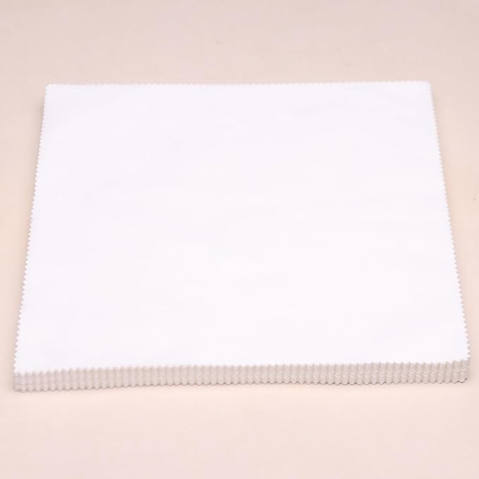 42Pcs 10" Layer Cakes, Pre-Cut 10x10 Cotton Fabric Quilt Squares Bundles for Sewing Patchwork, Quilting Supplies, Layer Cake Fabric for Quilting 10 inch - Solid White