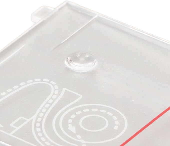 Transparent Bobbin Cover Plates, 2pcs Sewing Machine Needle Plates for Heavy Duty 6800C 6700C 6600C Confidence 7640 C7250 C7220 CE677 Durable for Sewing Enthusiasts