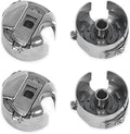4Pcs Bobbin Case Stainless Steel for Industrial Sewing Machine Single Needle Sewing Machine for Front Loading