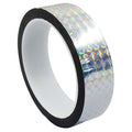 1 Inch Self-Adhesive Holographic Reflective Tape, Glitter Duct Tape Prism Tape for Keep Birds Away, DIY Art, Daily Use, Craft Project, Home Decoration, Holiday Packing(Silver,55Yard)
