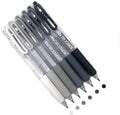 6 Pcs Acrylic Gel Pens 0.7mm Quick Dry Colorful Fine Point Smooth Writing Ballpoint, Office for Coloring, Black Paper, Drawing, Journaling, Note Taking, School Supplies, Sketch color