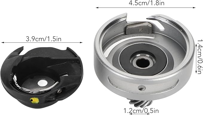 Sewing Machine Hook and Bobbin Case Replacement for Singer HD 4452 6380 6360 44S 64S 725 4432 4411 4423