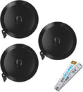 DiCUNO 60-Inch 1.5 Meter Soft and Retractable Measuring Tape,Pocket,Body Tailor Sewing Craft Cloth Dieting Tape Measure (3 Pcs of Black)