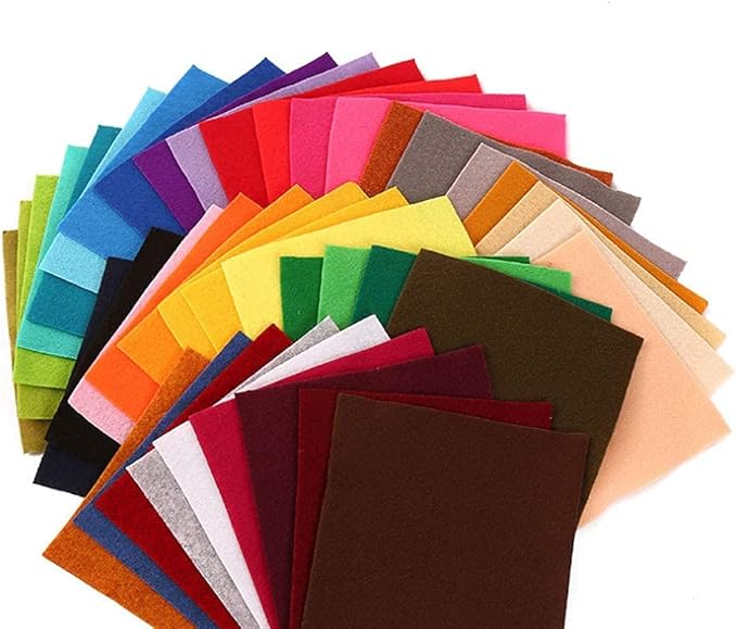 YYCRAFT Craft Soft Felt Sheets 9 Inch X 12 Inch - 30 Pcs Pack, Mix Color