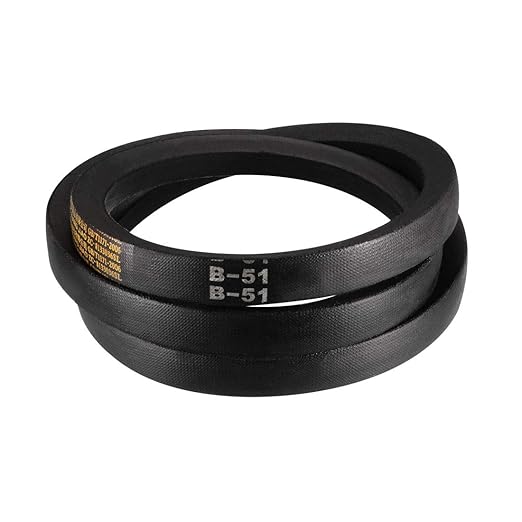 uxcell B-51 V-Belts 51" Inner Length, B-Section Rubber Drive Belt