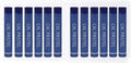 PATIKIL Dark Blue Oil Pastels, 12Pcs Soft Oil Crayons Creamy Pastels Stick Art Supplies for Art Painting Drawing Blending Graffiti for Artists Beginners