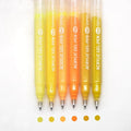 Acrylic Gel Pens for Coloring Books, Quick Dry 6 Pcs 1.0mm Fine Point Gel Marker Pen for Drawing, Journaling Art, Warm Yellow