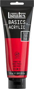 Liquitex BASICS Acrylic Paint, 250ml (8.5-oz) Tube, Pyrrole Red