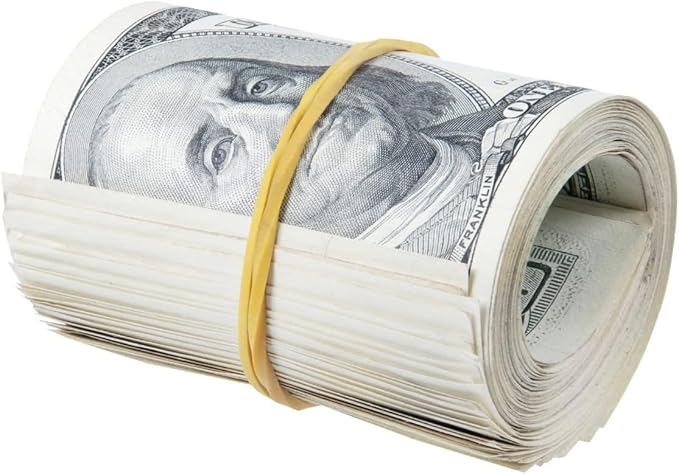 #33 Rubber Bands, All Purpose Rubber Bands, Natural Crepe, Approximately 160 Rubber Bands Per Bag, Rubber Band Measurements: 3-1/2" x 1/8'' - 1/4 Pound Bag