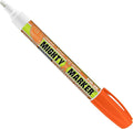 PM-36 Paint Marker, 2.3mm Bullet Tip, Permanent & Waterproof, DIY Crafts, Drawing, Glass, Ceramic, Stone, 6 Bonus Reversible Tips, Made in USA, Fl. Orange 6 Pack