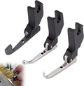 3 Pack P369 New Bead Sequin Special Presser Foot, Bead Crusher Presser Foot for Sewing Machine, Wedding Dress Bead Fabric Sewing Machine Accessories for Wedding Dress Fabric