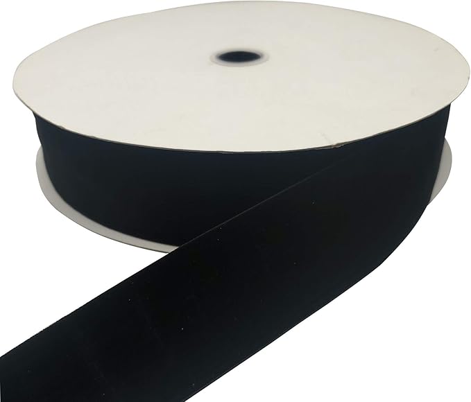 10 Yards Velvet Ribbon Spool (Black, 2")