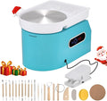 Bonoutil Pottery Wheel 11" Electric Ceramic Forming Machine LCD & Foot Pedal Control 20lbs Capacity Clay Art Sculpting Tools Kit at Home Pottery Wheels for Adults Beginners
