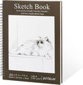 DSTELIN 10 x 7.5 Inch Spiral Bound Sketch Book for Drawing, 50 Sheets 68LB/100GSM Acid-Free Paper, Hardcover Sketch Pad for Students and Adults