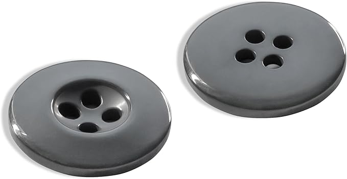 3/4" Foliage Green 100 Pcs Buttons for Sewing 0.75 inch Uniform Buttons 4 Hole 30L Gray Plastic Green Glossy 19mm Ideal for Work Uniforms School Outfits Aprons Pants Jackets Bags DIY Crafts