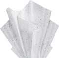 White Glitter Tissue Paper for Gift Bags 36 Sheets 20 x 20 Inch - Recyclable Wrapping Paper for Weddings, Birthdays, Party & Festival Decorations DIY Craft Supplies