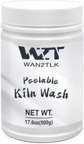 Liquid Kiln Wash 17.6 oz, Prevent Glaze from Sticking to Kiln Shelves, Microwave Kiln for Clay Pottery Ready to Use Liquid