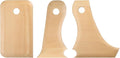 HARFINGTON 3pcs Pottery Ribs Trimming Tools Beech Pottery Profile Curved Bundle Shaping Texture Rib Beech Wood for Carving Ceramics Clay