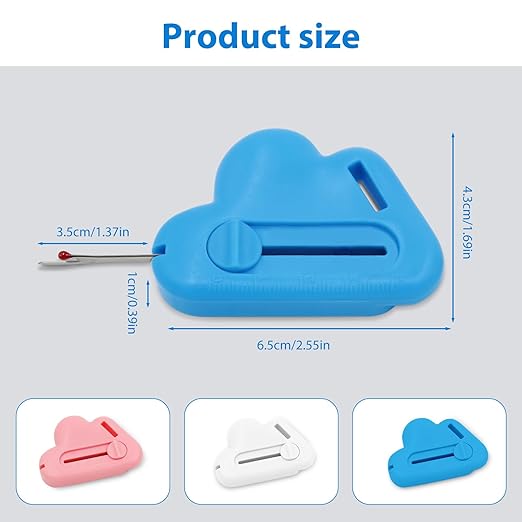 3Pcs Magnetic Seam Guide for Sewing Machine with Seam Rippers, Multifunctional Hemmer Guide with Scale, Stitch Remover Tool, Universal Sewing Accessories and Supplie