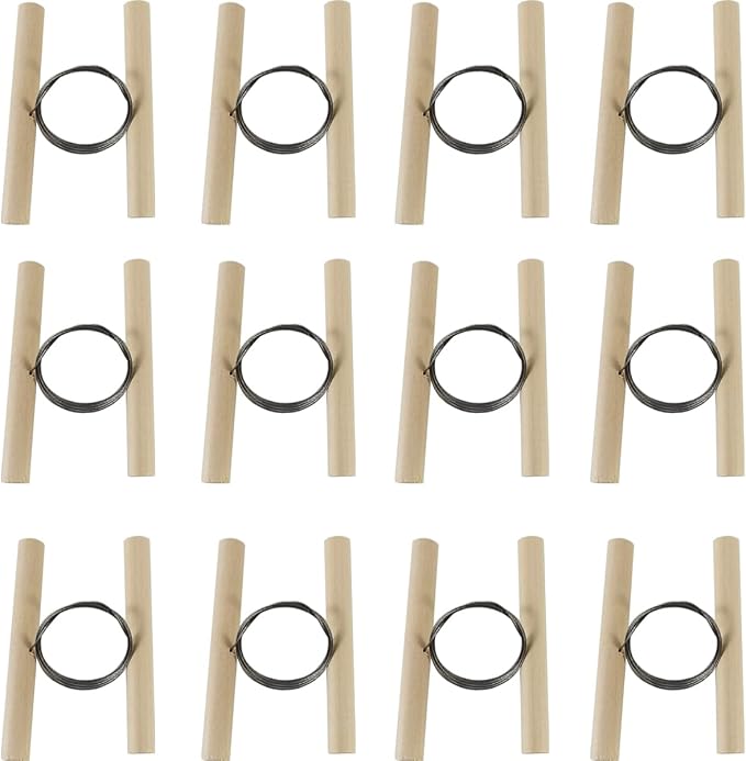 TIHOOD 12PCS Wire Clay Cutter with Wood Handle Steel Wire Cutting Tools for Cheese Plasticine Dough Clay Ceramic Art Sculpture Cutting Pottery Tools Supplies