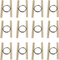 TIHOOD 12PCS Wire Clay Cutter with Wood Handle Steel Wire Cutting Tools for Cheese Plasticine Dough Clay Ceramic Art Sculpture Cutting Pottery Tools Supplies