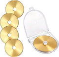 5pcs Titanium Coated Rotary Cutter Blades, Universal Replacement Circular Fabric Cutting Blades Knife Refill for/Martelli/Dremel/Truecut/DAFA for Quilting Sewing Scrapbooking Tool Supplies(60mm)