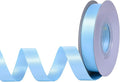 YAMA Light Blue Double Faced Satin Ribbon 5/8 Inch 25 Yards Baby Blue Fabric Ribbon for Gift Wrapping Crafts Hair Bows Wedding Party Decoration