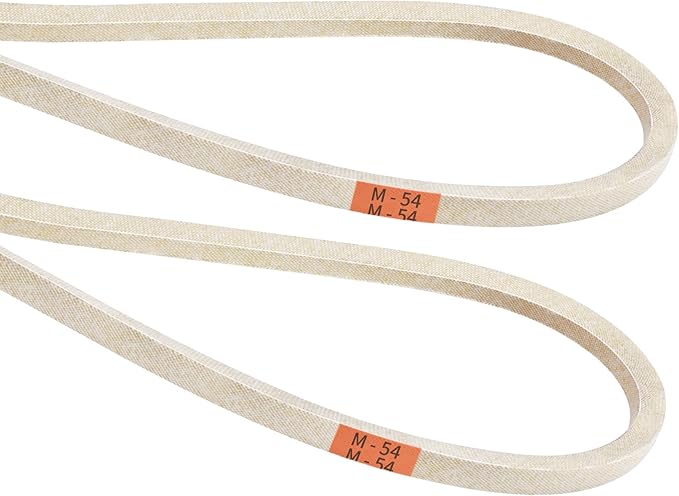 FOCMKEAS 2 Pcs M54 Industrial Sewing Machine Belt Inner Perimeter 54 inch Rubber Triangle V-Belt Treadle Sewing Machine Replacement Belts for Drive Systems in Textile, Printing Equipment Industries