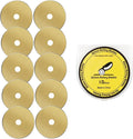 HEADLEY TOOLS Titanium Coated 60mm Rotary Cutter Blades 10 Pack Fits Olfa, Fiskars, Replacement Rotary Blade for Arts Crafts Sewing