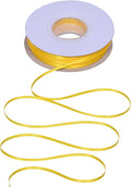 YAMA Yellow Double Faced Satin Ribbon 1/8 Inch 100 Yards Ribbon for Gift Wrapping Crafts Hair Bows Wedding Party Decoration
