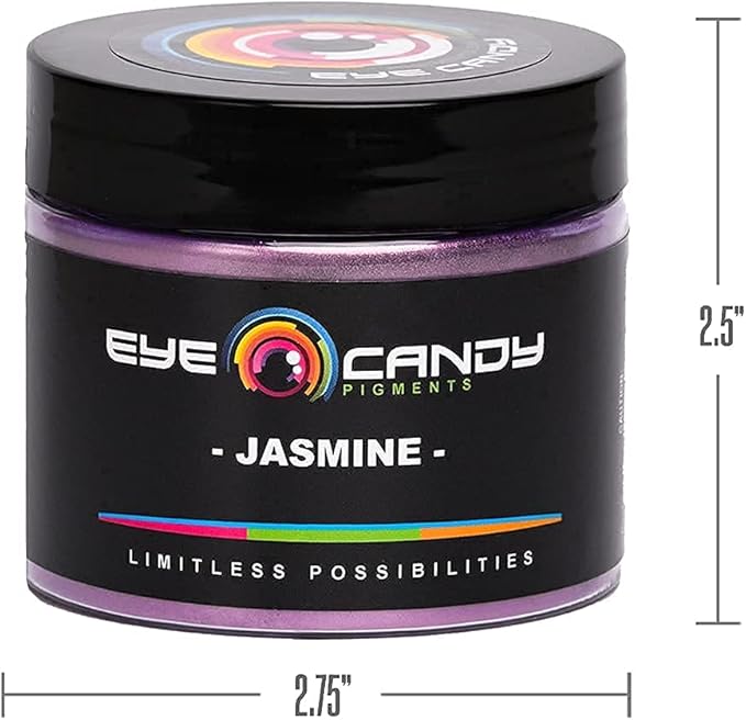 Eye Candy Premium Mica Powder Pigment “Jasmine” (50g) Multipurpose DIY Arts and Crafts Additive | Woodworking, Epoxy, Resin, Paint, Soap, Natural Bath Bombs, Nail Polish (Jasmine, 50G)