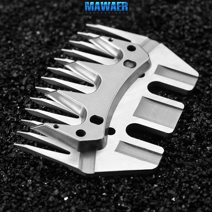 13 Tooth Pet & Livestock Shearing Replacement Blades for fit Oster, Lister, Heiniger Sheep Clippers, Detachable Animal Trimmer Shears for Grooming Goats, Lambs, Llamas, Alpacas (13 Tooth)