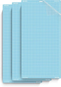 Nicapa LightGrip Cutting Mat for Silhouette Cameo 3/2/1(12x24 inch,3 Mats) Light Adhesive Sticky Quilting Cut Mats Replacement Accessories for Silhouette Cameo