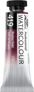PHOENIX Professional Watercolor Paint Single Tube - 0.47 Fl Oz / 14ml - Perylene Violet