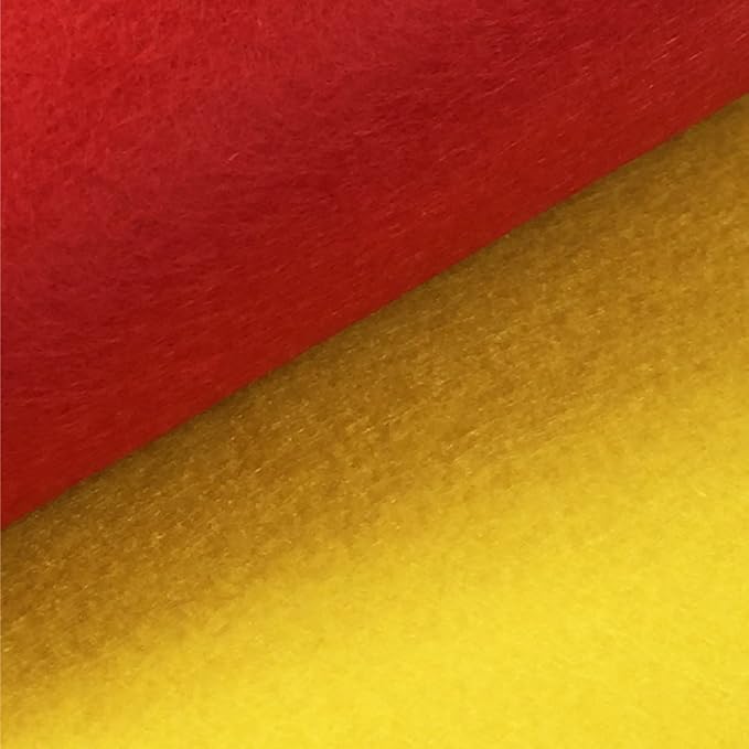 flic-flac 42pcs Felt Fabric Sheet Assorted Color Felt Pack DIY Craft Squares Nonwoven (25 * 25cm)