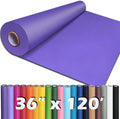 PerkHomy 36" x 1,440" (120') Purple Kraft Paper Roll for Craft Bulletin Board Paper Art Table Covering Crafting Gift Wrapping Bouquet Packing Parcel 80GSM 55LB (Purple, 36" x 120')