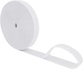 Mandala Crafts 0.5 Inch Elastic Silicone Gripper Tape for Clothing - 10 Yds Dotted Non Slip Elastic Band for Sewing - White Silicone Flat Fabric Stretchy Ribbon Straps