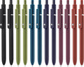 LINFANC Gel Pens, 12 Pcs 0.5mm Quick Dry Black Ink Pens Fine Point Smooth Writing Pens for Journaling Aesthetic Pens Retractable Gel Pens School Supplies Black Pens Gel Ink Pen Office Supplies